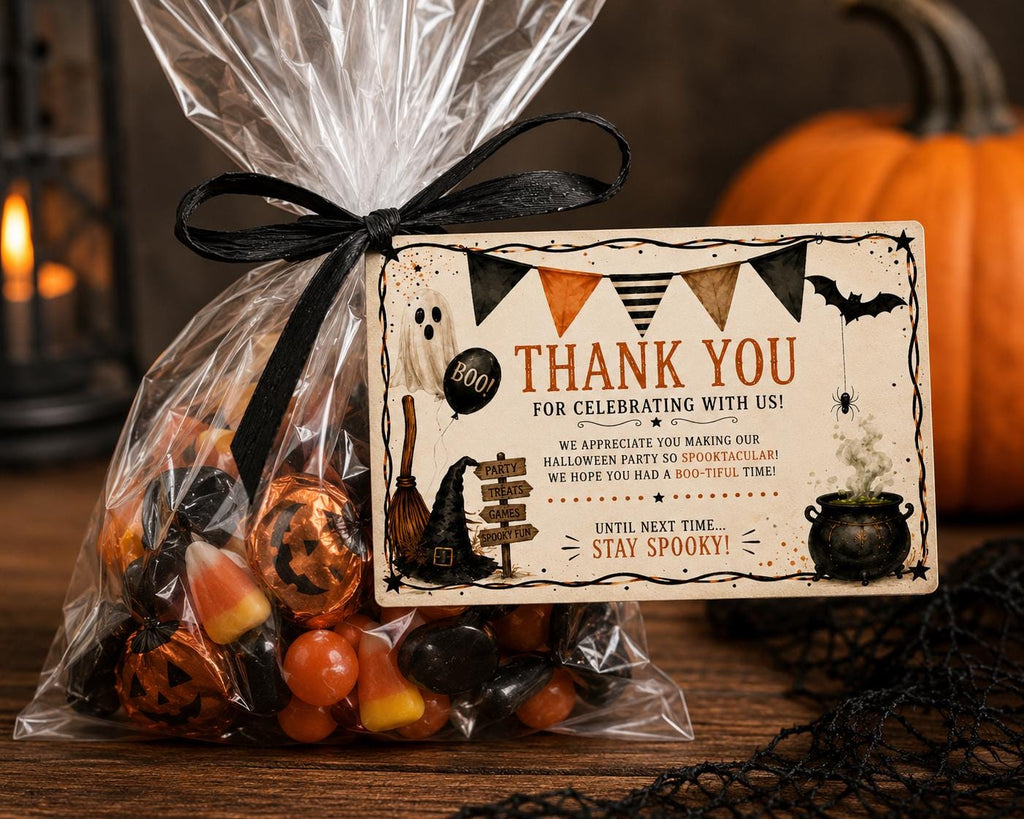 Vintage Halloween Party Invitation | Editable Canva Template (Printable & Mobile)