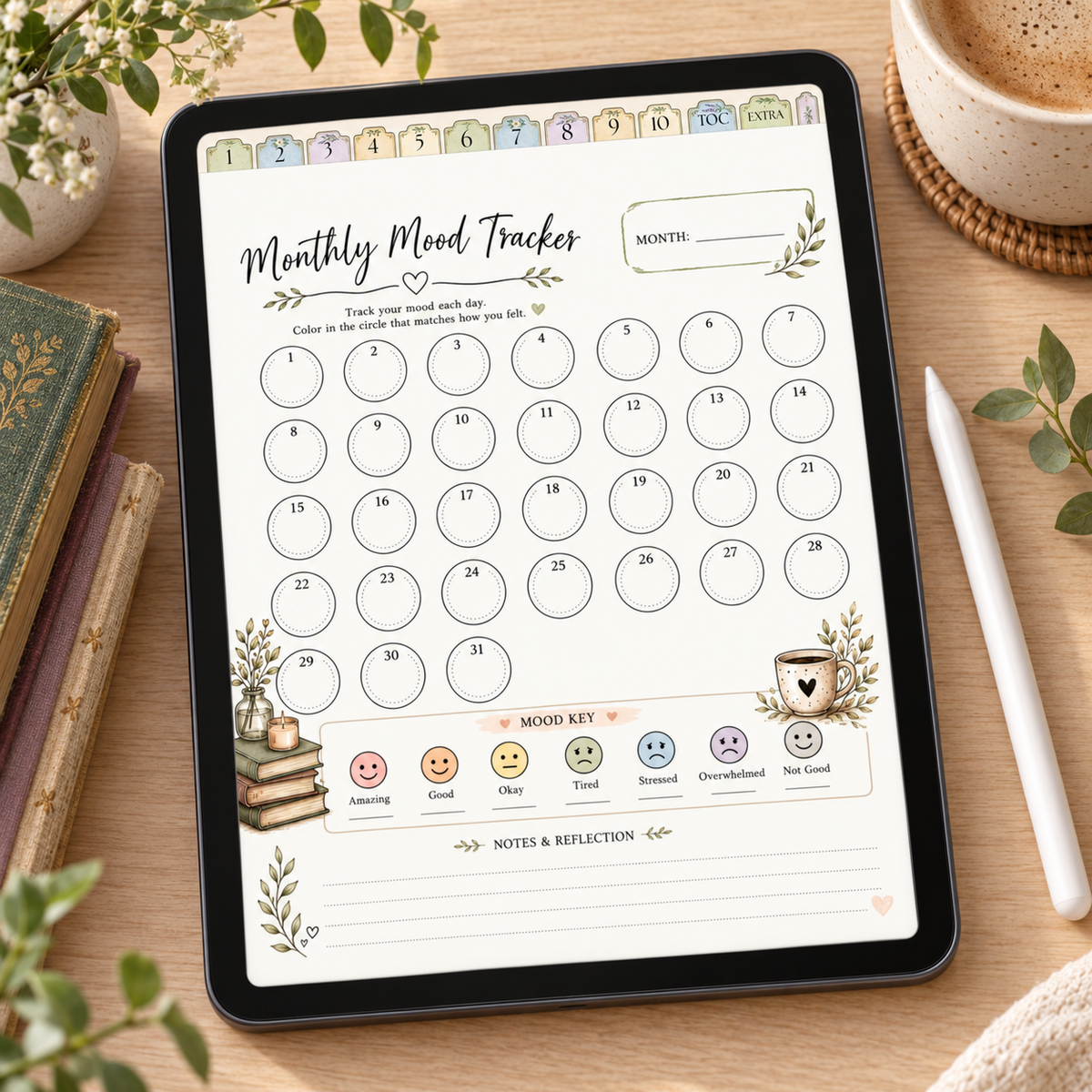Apothecary Digital Journal | Hyperlinked PDF Notebook