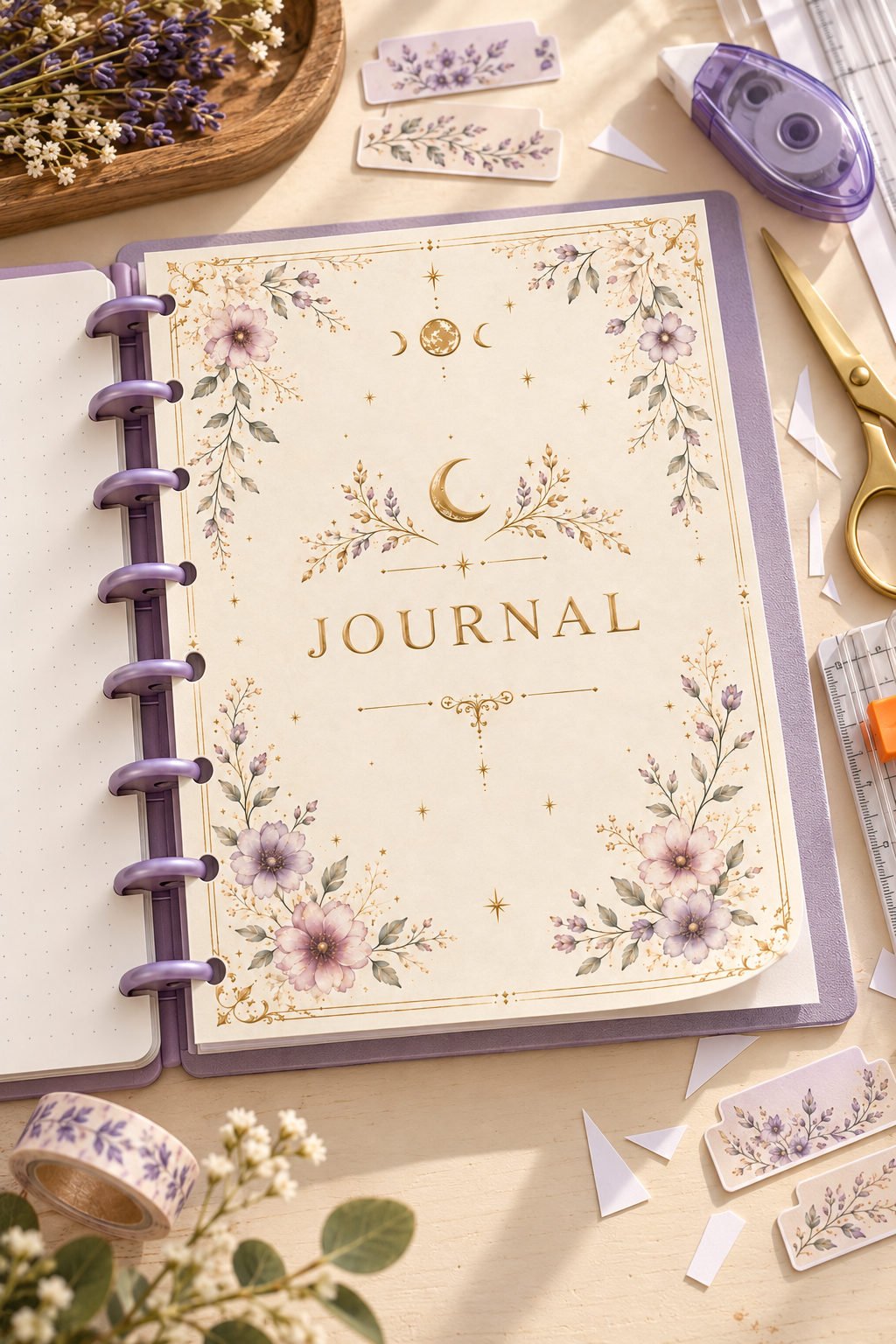 Printable Apothecary Journal Pages | 8 x 11 PDF Download