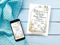 Safari Baby Shower Invitation Template Editable Canva Baby Boy Invite Jungle Animals Digital Download